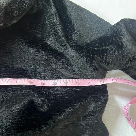 Emporio Armani Black Faux Fur Coat - Picture 11 of 16